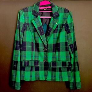 Green Tommy Hilfiger Blazer Jacket